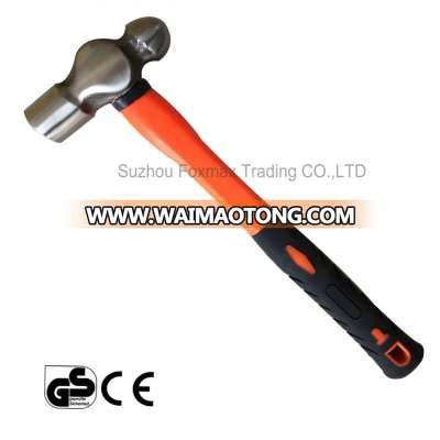 Ball-Pein Hammer with Rubber Handle or Wood Handle (HM-002)